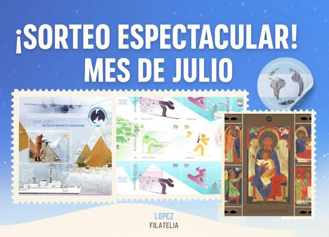 Sorteo Filatélico de Julio